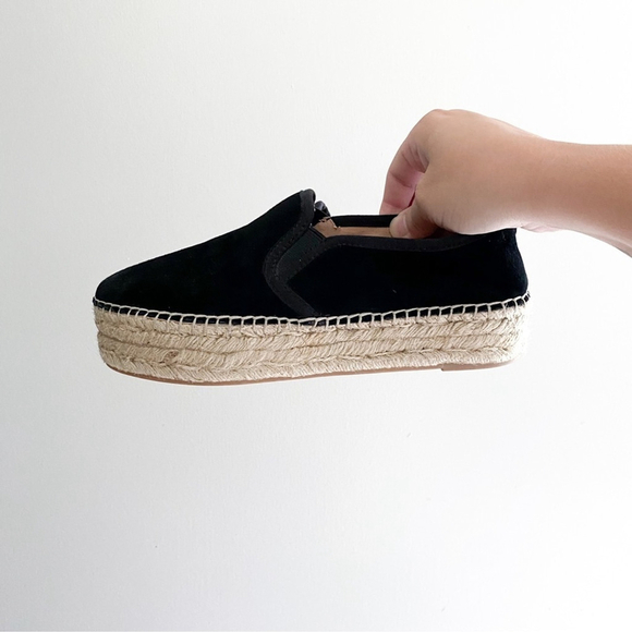 Sam Edelman Platform Espadrilles Suede Carrin shoes Size 6 Like New - Picture 4 of 11